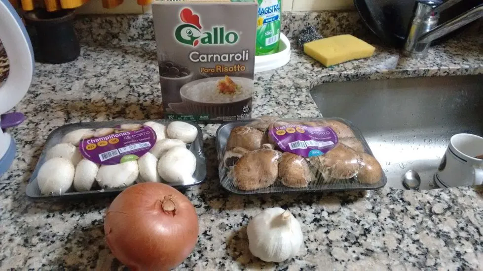 Ingredientes del risotto